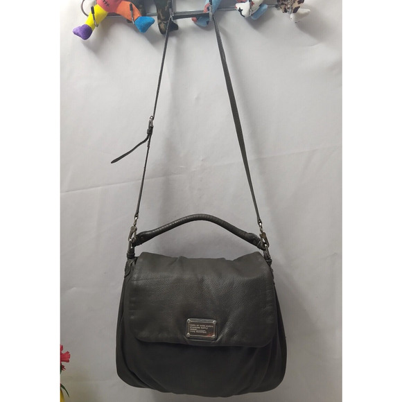 Marc By Marc Jacobs Olive Green Pebbled Leather Flap Closure Crossbody Bag - Picture 6 of 16